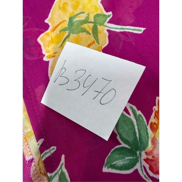 VNG Divina Of Switzerland Women’s Bohemian Floral Fusia Dress Sz 44 EU/L US*Note - Picture 13 of 13